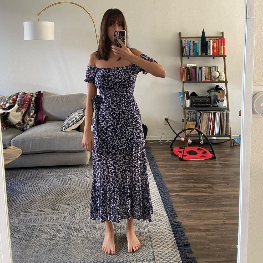 Reformation Off the Shoulder Dress XS